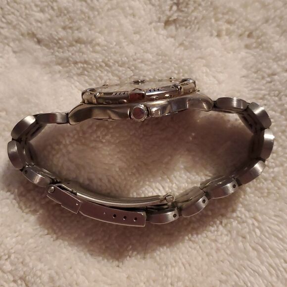 RELIC Wet ZR11450 Silver 40mm Analog Men's Watch ZR 11450 New Battery Wristwatch - Picture 5 of 8